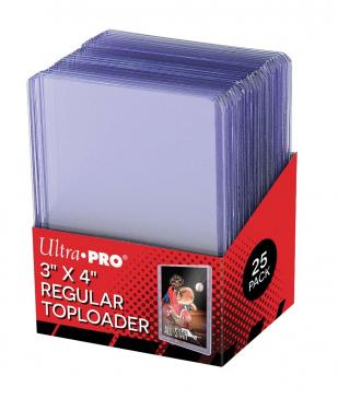Ultra Pro 3" x4" Regular Top Loaders pack of 25
