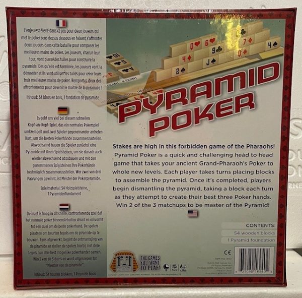 Pyramid Poker Board Game Sealed 2017 edition