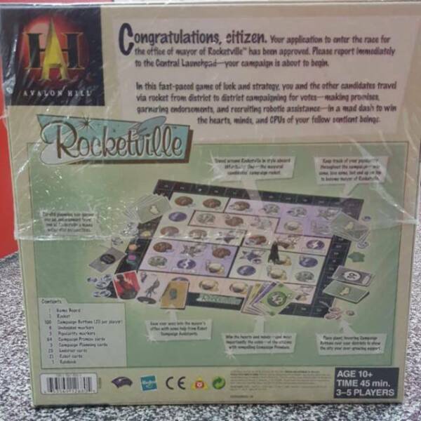 Rocketville Board Game Sealed