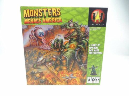 $_20 (3) Monsters Menace America Board Game NEW Sealed