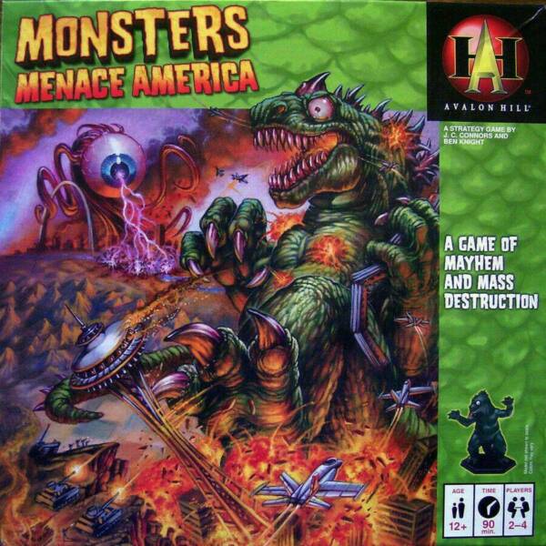 Monsters Menace America Board Game NEW Sealed