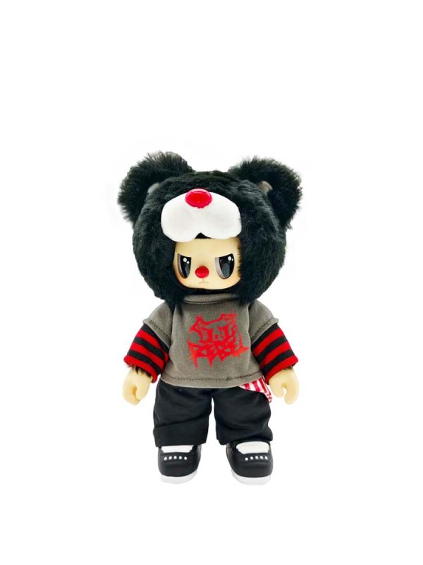 Rebel Bear Mystery Plush Collectible Street Series Display of 6 Unopened