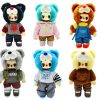 Rebel Bear Mystery Plush Collectible Street Series Display of 6 Unopened