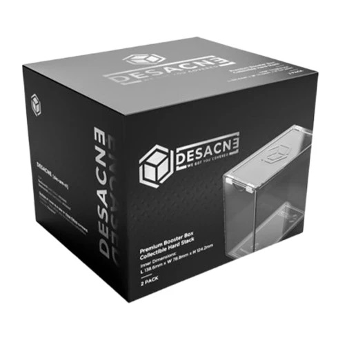 Desacne Premium Pokemon Booster Box Protector - 2 Pack Licenced