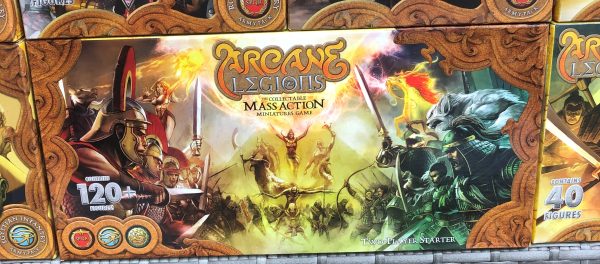 Arcane Legions Starter and 9 packs unopened Sealed Miniatures Game