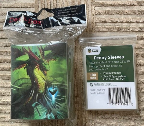 Dragon Deck Box sealed ( Quetzalcoatl ) with penny sleeves