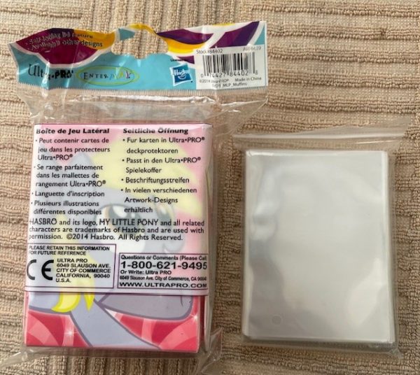 mlpmuffinsb My Little Pony (Muffins) Deck Box plus pack of penny sleeves