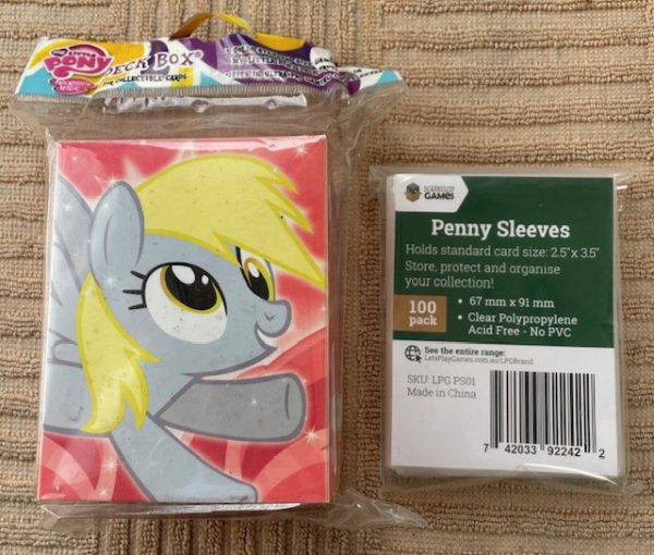 mlpmuffinsf My Little Pony (Muffins) Deck Box plus pack of penny sleeves