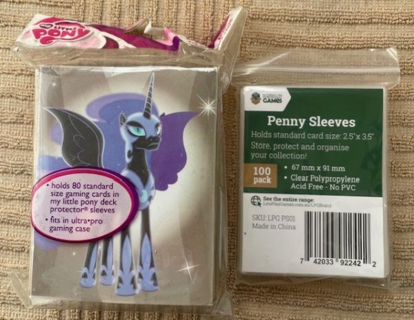 mlpnightmaref My Little Pony Deckbox ( Nightmare Moon ) with pack of Penny sleeves