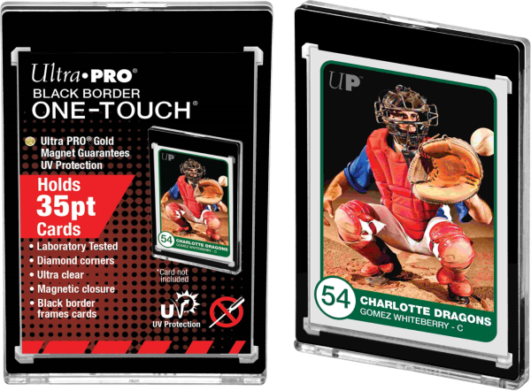 s-l1600 ULTRA PRO Specialty Holders - UV One Touch 35pt w/Magnetic Closure Black Border