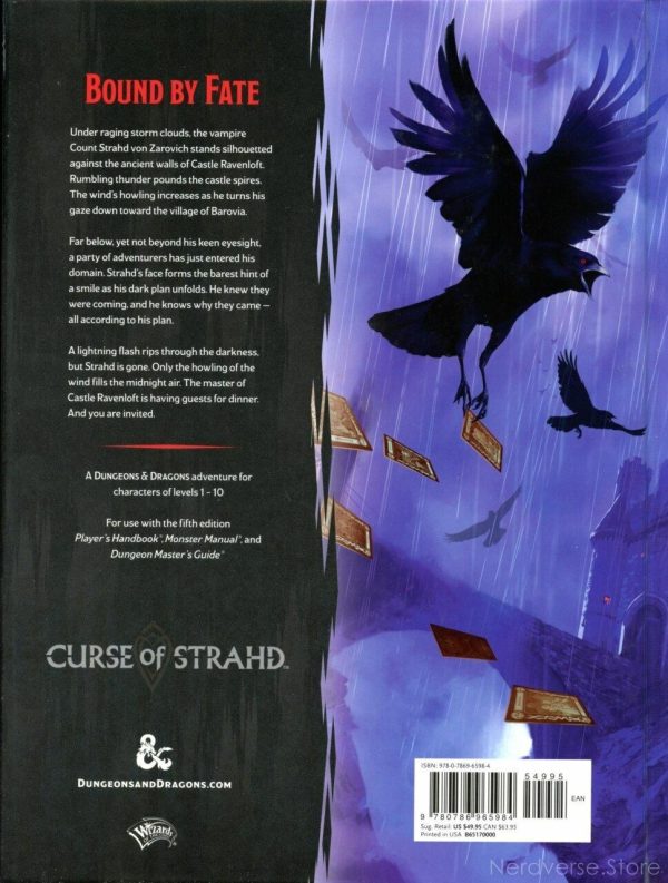 curse1 Wizards of the Coast D&D Dungeons & Dragons Curse of Strahd Hardcover