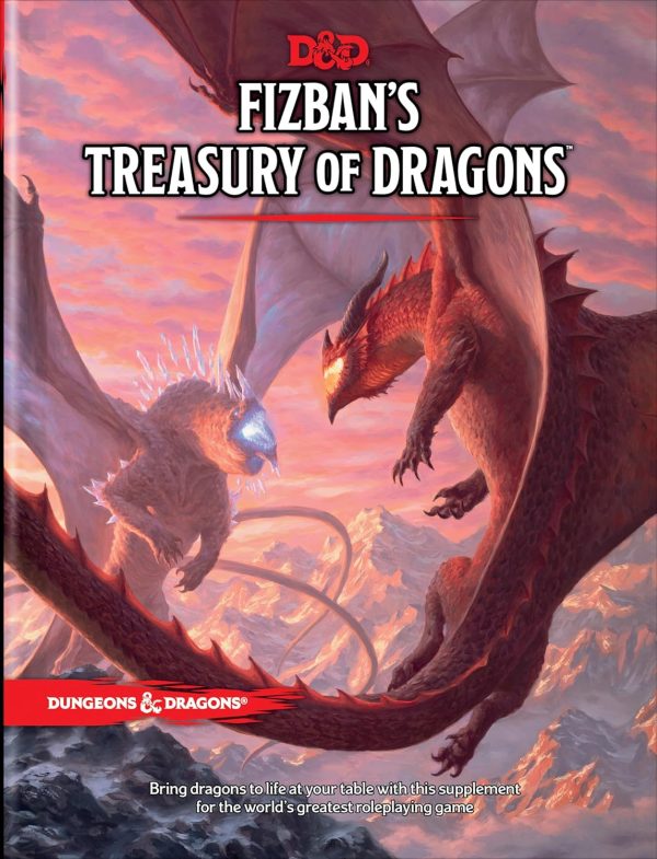 fizban0_ Dungeons & Dragons Dungeons & Dragons Fizban's Treasury of Dragons Hardcover Book (Ages 12+)