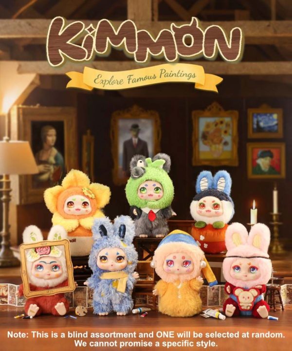 kimmon_explore_famous_paintings_blind_box_3_ Kimmon Explore Famous Paintings Plush Doll Blind Box Display Sealed