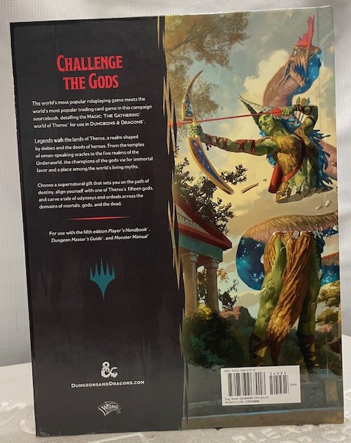 Dungeons and Dragons Mythic Odysseys of Theros Hardcover Book
