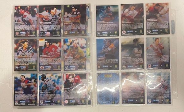 Nrl 1996 Signature Series Full 90 card common set in 9 pkt sleeves.