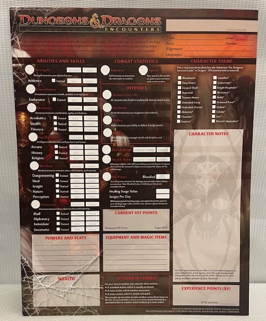 D&D Web of the Spider Queen - Encounters Store exclusive Sealed