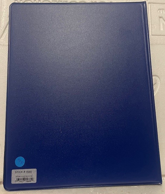 Portfolio 9 pocket Cobalt Colour