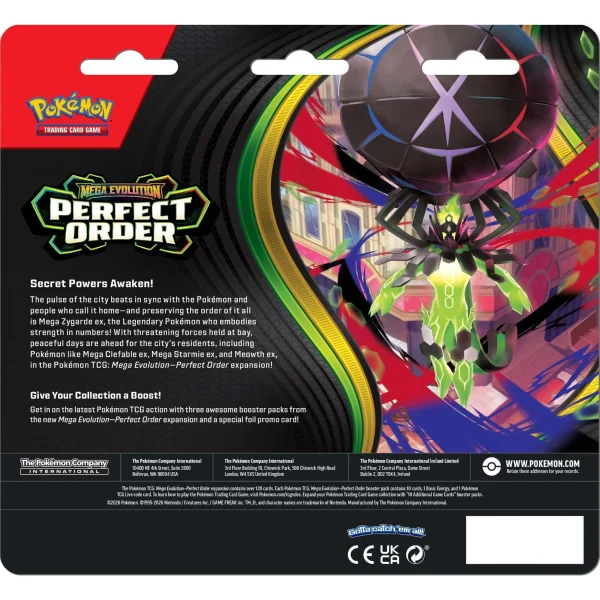 Pokemon Perfect Order 3 Pack Sealed
