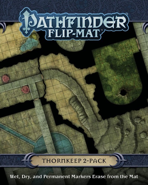 Thornkeep_Dungeons Pathfinder Flip Mat Thornkeep Dungeons (2 pack) Sealed February 27th 2013