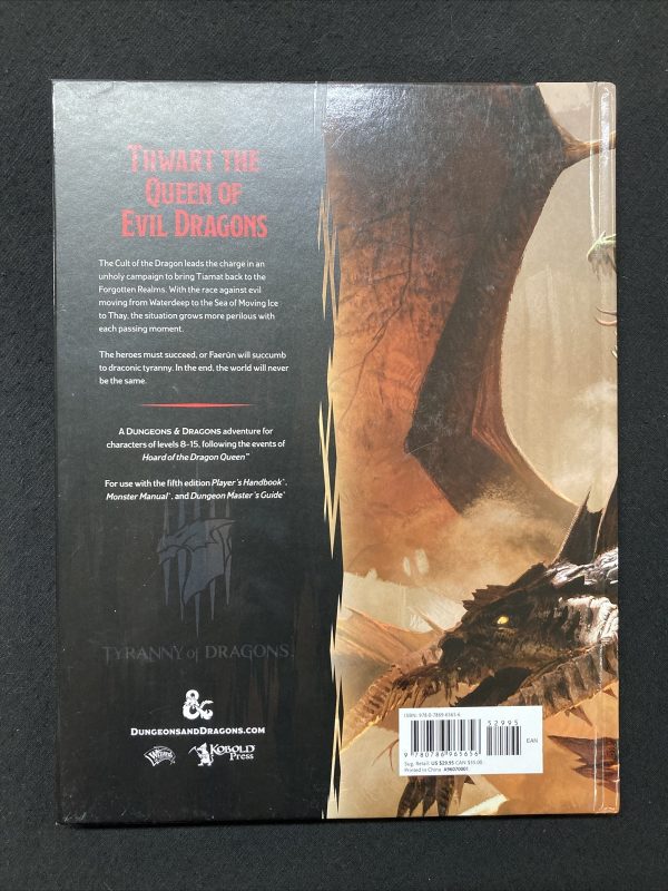 rotb Dungeons and Dragons The rise of Tiamat HC Book Hardcover – 4 November 2014