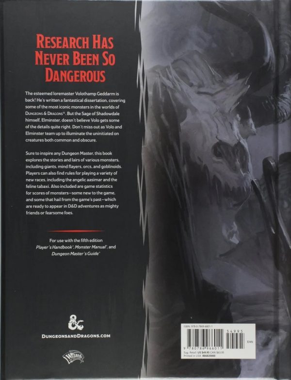 volosx Dungeons & Dragons Volo's Guide to Monsters Hardcover – 15 November 2016
