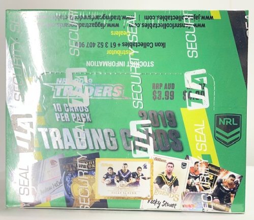 NRL20191 Rugby League NRL Traders 2019 Sealed Box Licenced Trading Cards