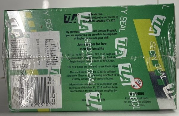 Rugby League NRL Traders 2019 Sealed Box Licenced Trading Cards