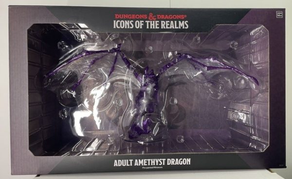 ameth1 D&D Icons of the Realms: Adult Amethyst Dragon Boxed Miniature