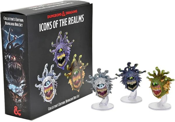 Dungeons & Dragons Icons of the Realms Beholder Box Set Collectors Edition Pre-painted Miniatures Released Sept 2022