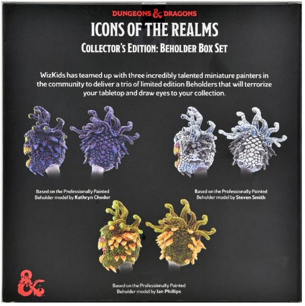 Dungeons & Dragons Icons of the Realms Beholder Box Set Collectors Edition Pre-painted Miniatures Released Sept 2022