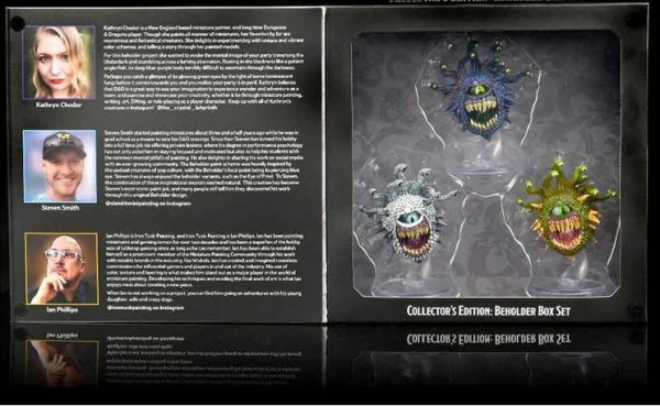 Dungeons & Dragons Icons of the Realms Beholder Box Set Collectors Edition Pre-painted Miniatures Released Sept 2022
