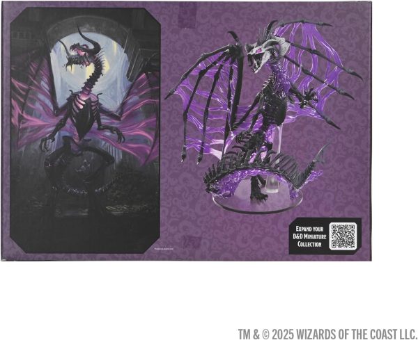 D&D Mini Black Dracolich Miniature Boxed Sealed
