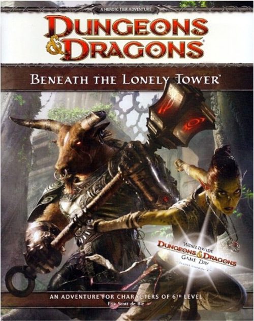 D&D Beneath the Lonely Tower Worldwide game day Module (RARE) Unplayed