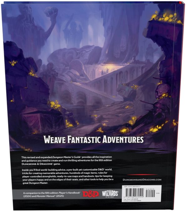 dmg2 Dungeons & Dragons: Dungeon Masters Guide 2024 (Hard Cover)
