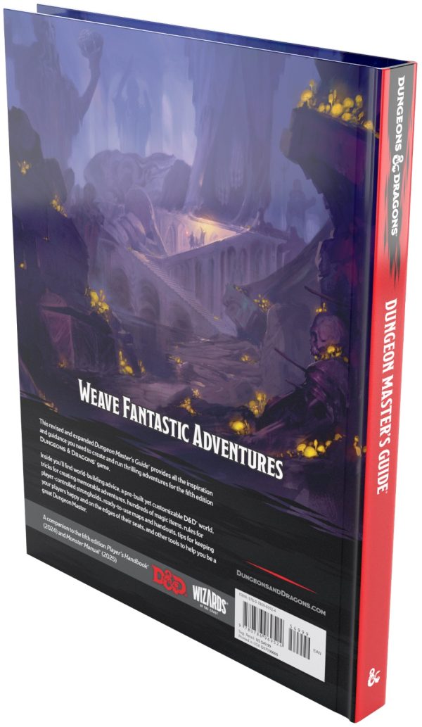 dmg4 Dungeons & Dragons: Dungeon Masters Guide 2024 (Hard Cover)