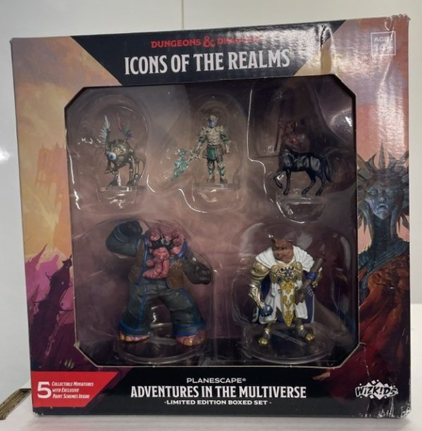 multi1 D&D Icon of the Realms Planescape Adventures in the Multiverse limited Edition Boxed Set ( Damaged )