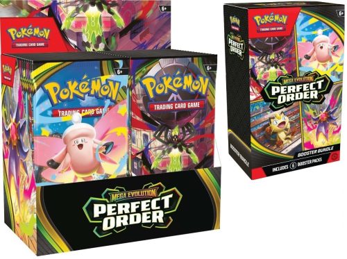 Pokemon Bundle Perfect Order Booster Box and Bundle pack sealed.
