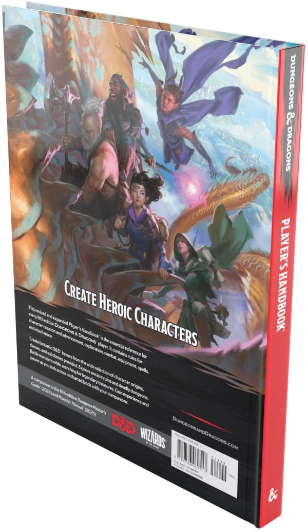 Dungeons & Dragons D&D 2024 Player's Handbook