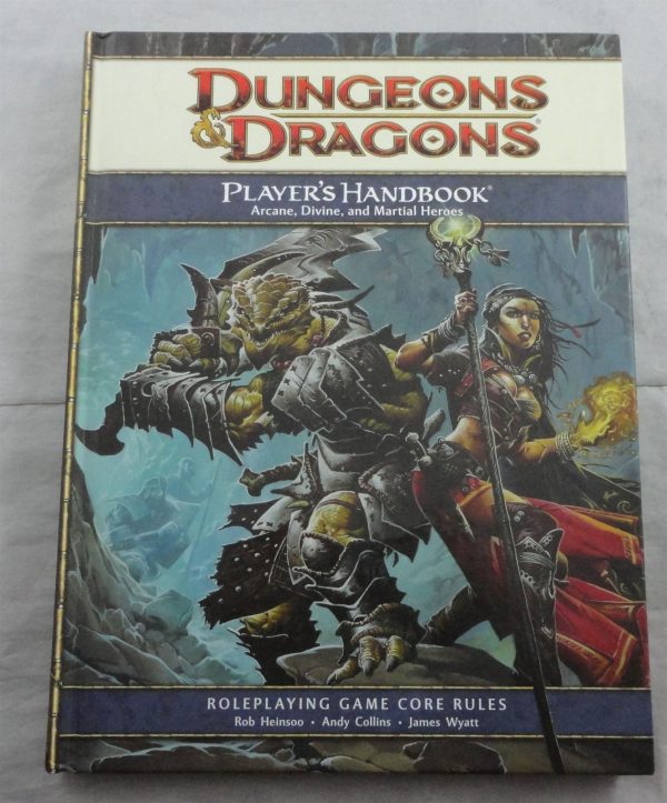 player4th3 Dungeons and Dragons 4th Edition 4e D&d Player's Handbook HC