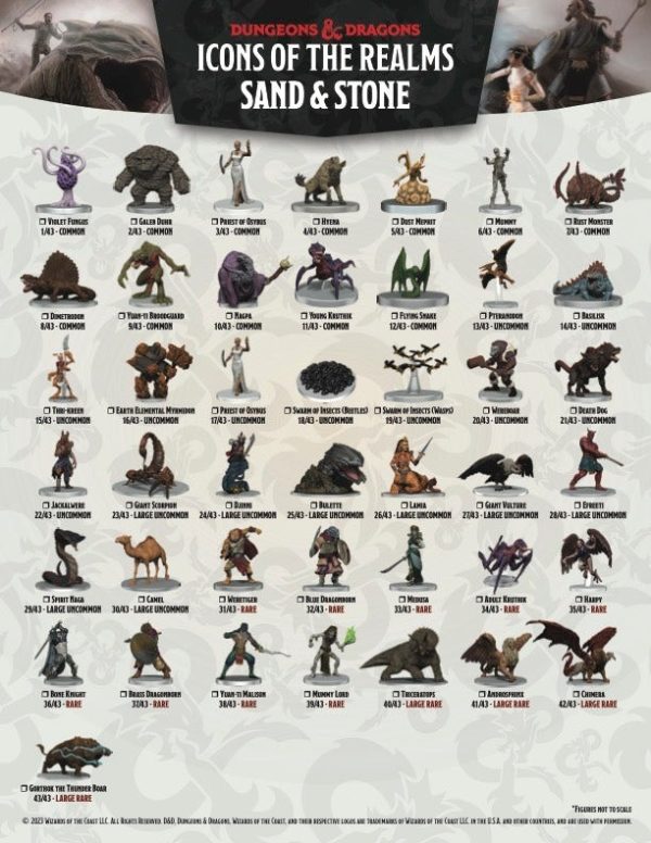 D&D Icons of The Realms - Sand & Stone Booster Brick Sealed
