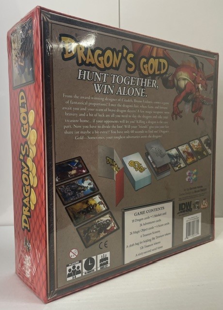 dg4 Dragon's Gold Card Game Sealed Slight Cello rips