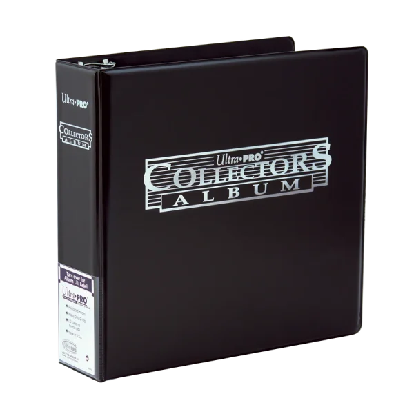 Black 3 inch 3 ring binder plus (30) 9 pocket pages.