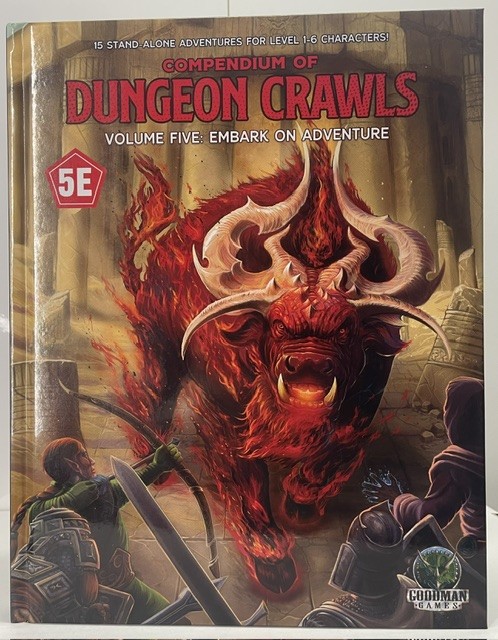 Compendium of Dungeon Crawls Vol5: Embark on Adventure HC Book