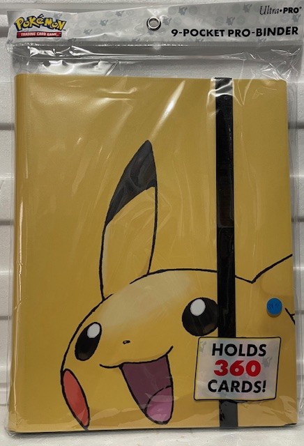 pikprofront Ultra Pro Pokemon Pikachu 9 Pocket Pro-Binder Sealed